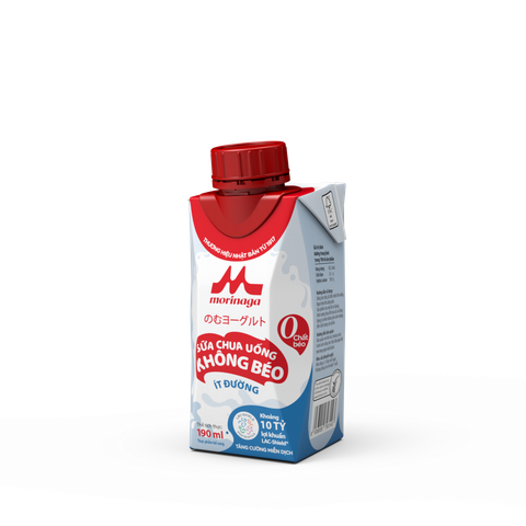 SỮA CHUA UỐNG KHÔNG BÉO ÍT ĐƯỜNG MORINAGA