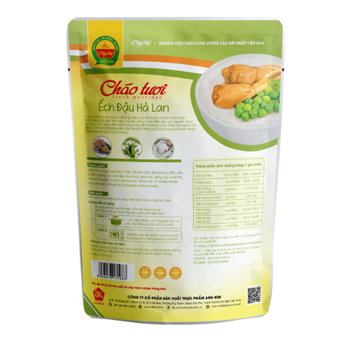 Cháo tươi Cây Thị Ếch Đậu Hà Lan 240g (Bé từ 7 tháng)