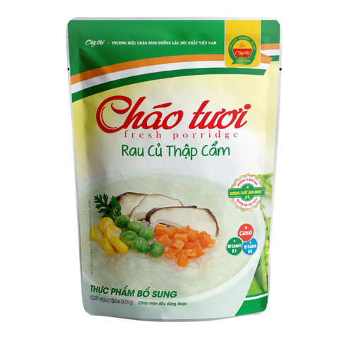 Cháo tươi Cây Thị vị rau củ thập cẩm gói 240g (từ 7 tháng)