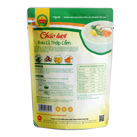 Cháo tươi Cây Thị vị rau củ thập cẩm gói 240g (từ 7 tháng)