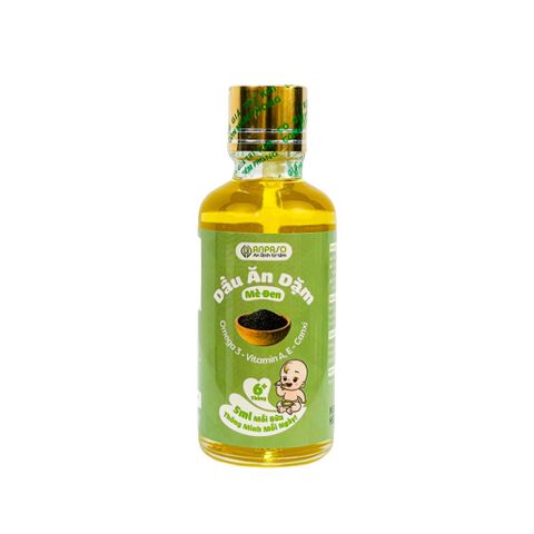 Dầu ăn dặm cho bé Anpaso mè đen 50ml