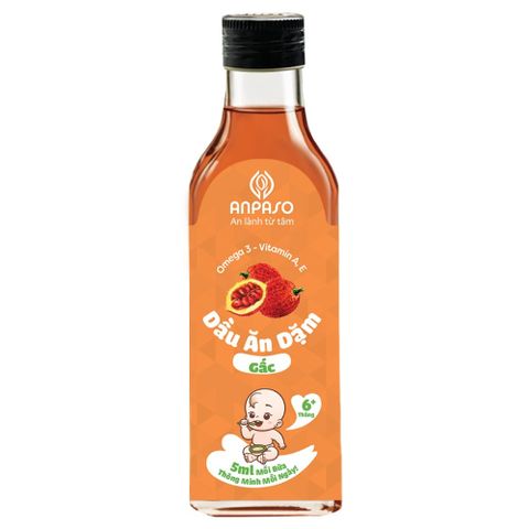 Dầu ăn dặm gấc Anpaso 100ml