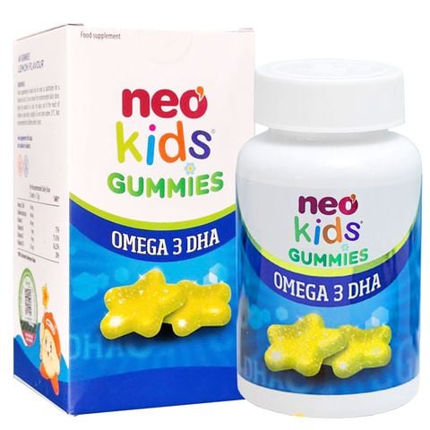Neo Kids Gummies Omega 3 DHA, hỗ trợ tốt cho mắt và não
