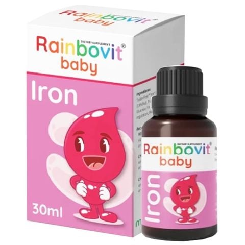 Rainbovit Baby Iron bổ sung sắt cho bé 30ml từ 0 tháng tuổi