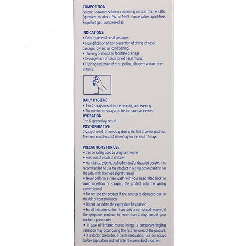 Dung dịch nước muối biển vệ sinh mũi Fysoline 100ml