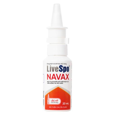 Dung dịch vệ sinh tai mũi họng LiveSpo Navax 20ml