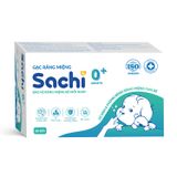 Gạc vệ sinh răng miệng cho bé Sachi 0M+ (Hộp 30 gói)