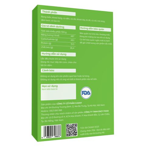 Gia vị rắc cơm trẻ em vị rau củ Anpaso 35g