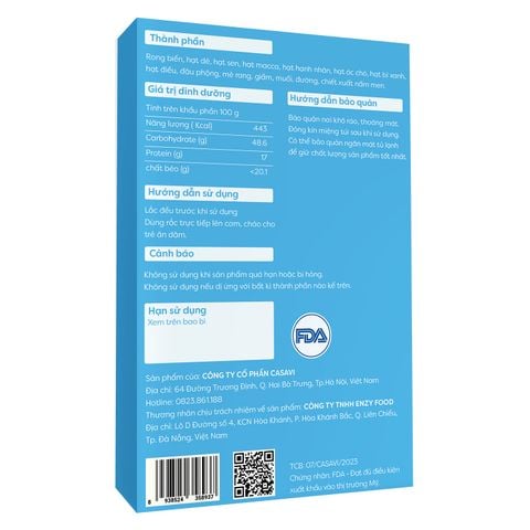 Gia vị rắc cơm trẻ em vị rong biển Anpaso 35g