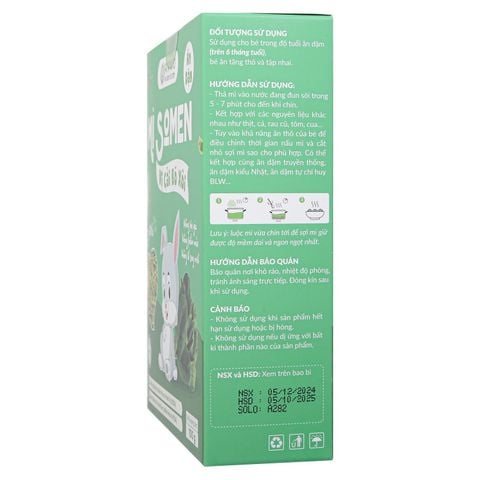 Mì Somen ăn dặm vị cải bó xôi Anpaso 100g
