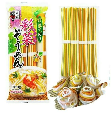 Mì Somen Rau Củ Itsuki 320g Nhật Bản
