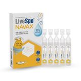 Dung dịch vệ sinh tai, mũi, họng LiveSpo NAVAX 10 ống - Giúp giảm nguy cơ viêm đường hô hấp