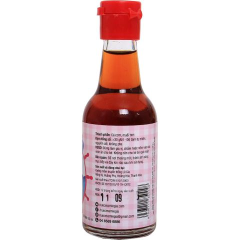 Nước mắm cá cơm Lê Gia 60ml