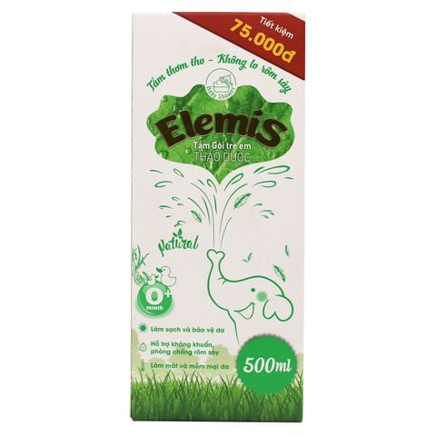 Nước tắm gội thảo dược baby Elemis 500ml