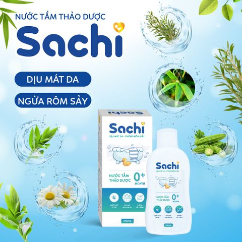 Nước tắm thảo dược Sachi 500ml