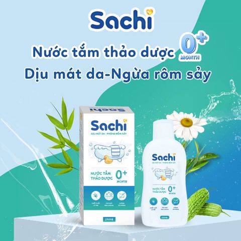 Nước tắm thảo dược Sachi 500ml
