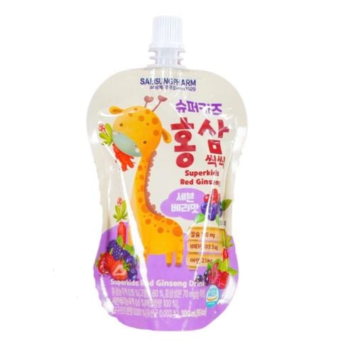 Nước hồng sâm Superkids Red Gingsen Samsung Pharm 100 ml