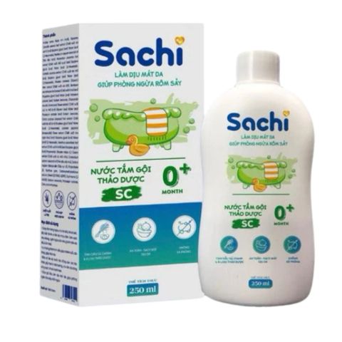 Nước tắm gội thảo dược Sachi sả chanh 250ml