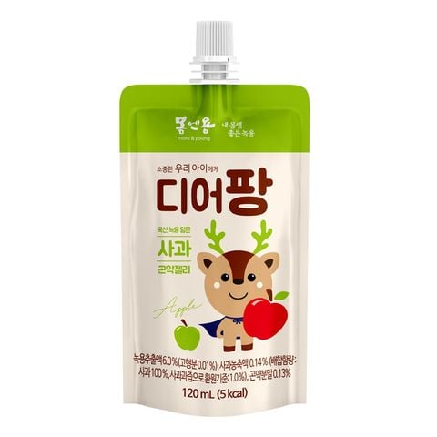 Nước Thạch Gạc Hươu Non Deer Pang Vị Táo 120ml (từ 1 tuổi) Hàn Quốc