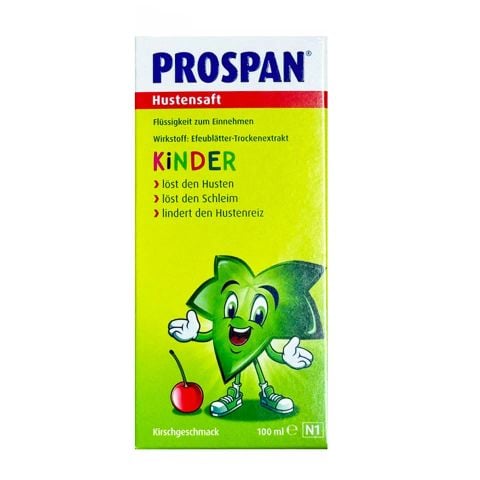 Siro Prospan Đức 100ml cho trẻ từ 1 tháng tuổi - Mẫu mới