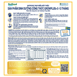 Sữa bột Nutifood GrowPlus+ Vàng (Sữa non) 800g (0-12M)