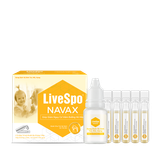 Dung dịch vệ sinh tai, mũi, họng LiveSpo NAVAX (5 ống)- Giúp giảm nguy cơ viêm đường hô hấp