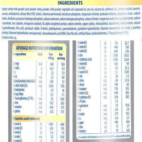 Sữa bột Nutifood GrowPLUS+ bạc 2+ hương vani 800g (từ 2 tuổi)