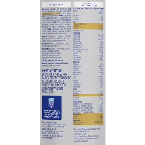 Sữa bột Aptamil Úc Profutura số 2 900g (6 - 12 tháng)