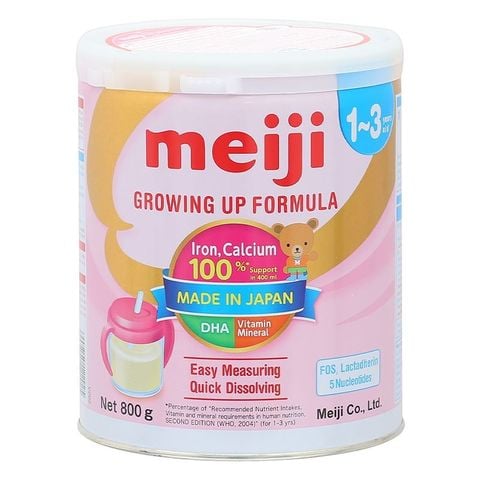 Sữa bột Meiji Growing Up Formula 800g (1 - 3 tuổi)