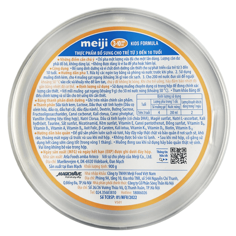 Sữa bột Meiji Kids Formula 900g (3 - 10 tuổi)
