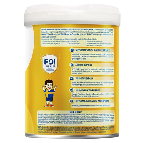 Sữa bột Nutifood GrowPlus+ Colos Immunel 0+ 400g (0-12 tháng)