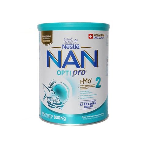 Sữa bột NAN Optipro HMO số 2 800g (6 - 12 tháng)