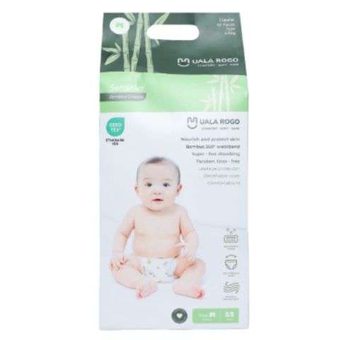 Tã dán UalaRogo size M 52 miếng (cho bé 6-11kg)