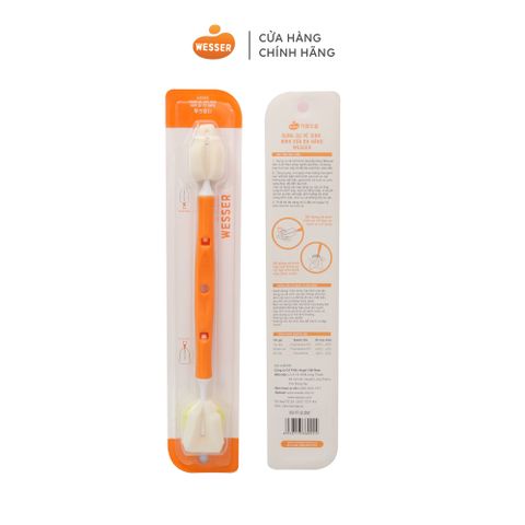 Dụng cụ vệ sinh bình sữa đa năng Wesser - MÀU CAM