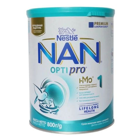 Sữa bột Nan Optipro HMO số 1 800g (0-6 tháng)