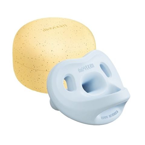 Ty ngậm silicone Moyuum kèm hộp Stage 1 cho bé 1-3M