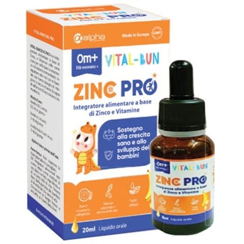 Kẽm Vital Bun Zinc Pro 0M+