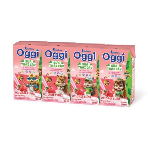 Sữa trái cây Oggi (1 lốc 4h)