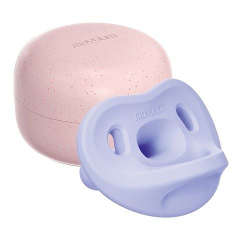 Ty ngậm silicone Moyuum kèm hộp Stage 2 cho bé 3-6M