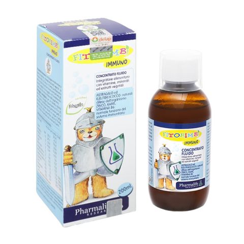 Siro Fitobimbi Immuno bổ sung vitamin hương táo, 200 ml dạng uống (6 tháng - 12 tuổi)