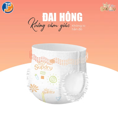 Tã quần Supdry Ultra size XXXXL 34 miếng (cho bé >19kg)