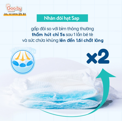 Tã quần Gooby Extra size XXXL 38 miếng (20 – 35kg)