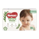 Tã dán Huggies Platinum nature made siêu cao cấp size M 64 miếng (6 - 11 kg)