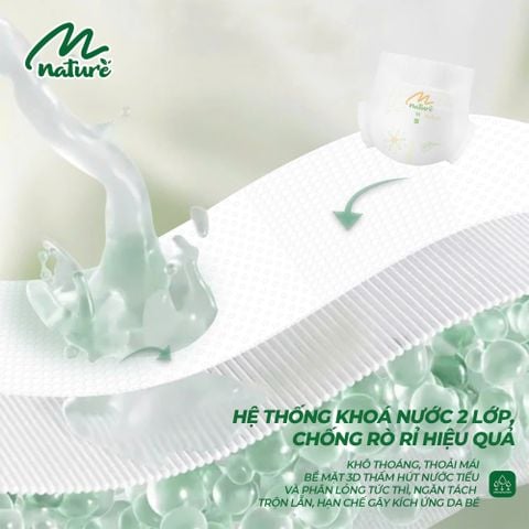 Tã quần Momo Diamond Nature size XL 42 miếng (cho bé từ 12-17kg)