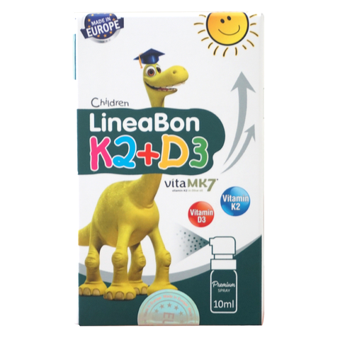 LineaBon K2+D3 hỗ trợ hấp thu canxi, 10 ml dạng xịt (từ 0 tháng)