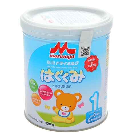 Sữa bột Morinaga Hagukumi số 1 320g (0 - 6 tháng)
