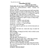 LineaBon K2+D3 Plus hỗ trợ hấp thu canxi, 15 ml dạng nhỏ giọt (từ 0 tháng)