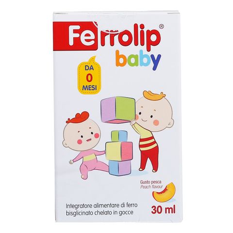 Sắt Ferrolip Baby bổ sung sắt giảm nguy cơ thiếu máu 30ml