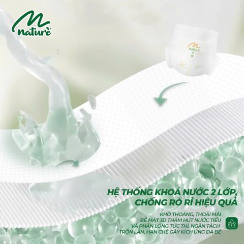 Tã dán Momo Diamond Nature size NB 60 miếng (cho bé dưới 5kg)