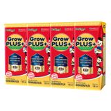 Lốc 4 hộp sữa pha sẵn Nutifood GrowPLUS+ đỏ hương vani 180 ml cho trẻ suy dinh dưỡng, thấp còi (từ 1 tuổi)